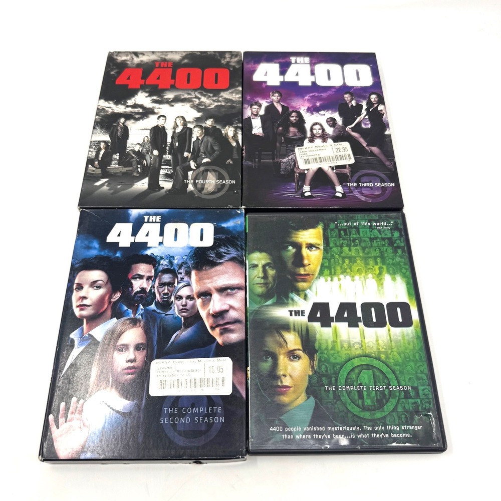 The 4400 DVD Set Seasons 1-4 Complete Series Sci-Fi Mystery Drama TV Show Lot
